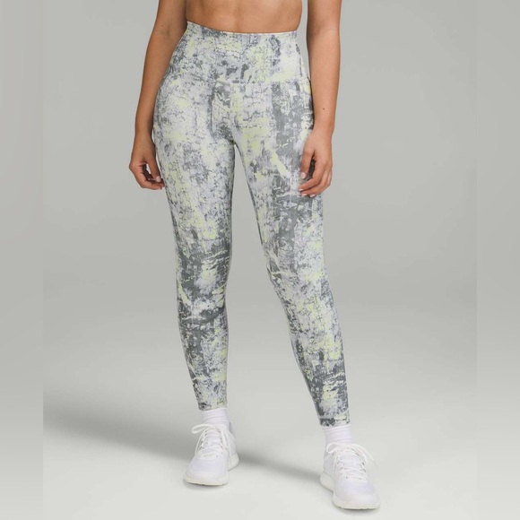 NWT Lululemon Wunder Train Contour Fit High-Rise Tight 25" Grey / Multi Size 2 - Picture 1 of 6
